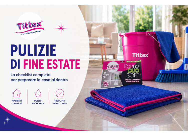 Pulizie di fine estate: la checklist completa per preparare la casa al rientro | Tittex